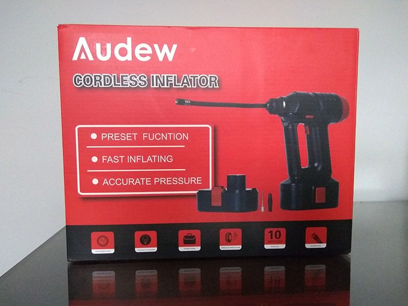 Audew Cordless Inflator Unboxing